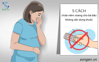 5 cách chữa viêm xoang cho bà bầu không cần dùng thuốc